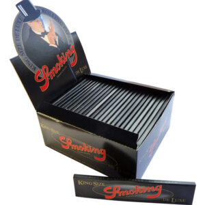 12001 Smoking Rolling Papers King Size DeLuxe - Black