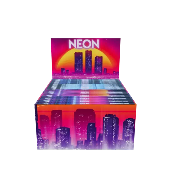 8002 Snail Neon Rolling Papers KS+tips magnetic closure