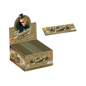 12006 Smoking King Size Rolling Papers Organic x50pcs