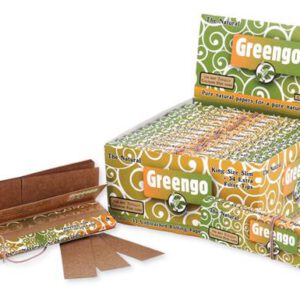 4001 Greengo Unbleached King Size Slim Paper with Filter tips