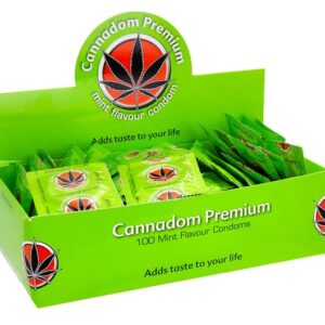 34003 Condoms "CANNADOM Premium" with mint flavour