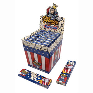 11009 Monkey King Popcorn Touch and Smell Roling Papers with tips (24pcs)