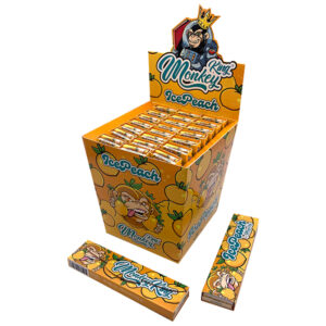 11005 Monkey King Peach Touch and Smell Rolling Papers with Tips (24 pcs)