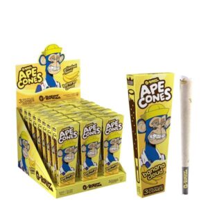 70026 G-Rollz | Ape Cones “Banana Cloud” – 3 Pop Cones (24 Pack Display)