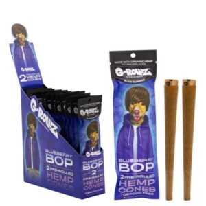 70041 G-Rollz | Cones 2x ‘Blueberry Pop’ Pre-Rolled Hemp (12 Pack Display, 24 Cones)