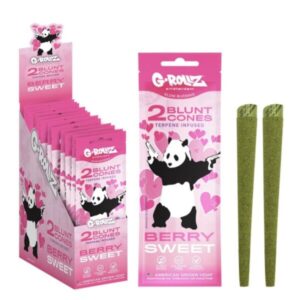 70037 G-Rollz | Cones Banksy’s Graffiti – 2x ‘Berry Sweet’ Terpene-infused (12 pack Display, 24 cones)