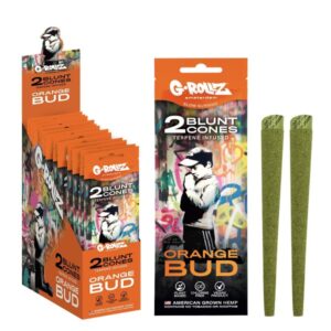 70035 G-Rollz | Cones Banksy’s Graffiti – 2x Hemp ‘Orange Bud’ (12x24cones)