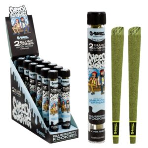 70011 G-Rollz | Blunts Cheech & Chong(TM) 2x Terpene Infused ‘Blueberry Kookies’ (12 Pack Display)