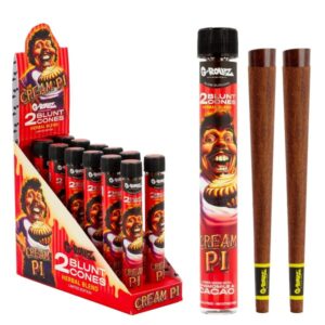 70014 G-Rollz | Blunts ‘Cream Pi’ Terpene Infused (12 Pack Display, 24 Cones)