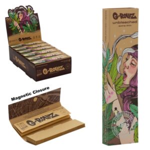 70060 G-Rollz | Collector ‘Colossal Dream’ Unbleached – 50 KS Slim Papers + Tips (24 Booklets Display)