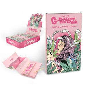 70067 G-Rollz | Collector ‘Colossal Dream’ Pink – 50 ‘1¼’ Papers + Tips & Tray (16 Booklets Display)