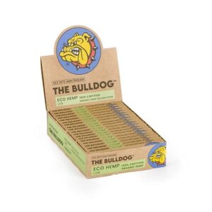 10004 The Bulldog – Rolling Paper 1.1/4 Organic Hemp (display