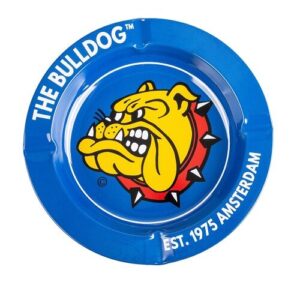 100014 The Bulldog – Ashtray Tin Blue