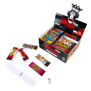 110018 Monkey King KS Slim Rolling Papers + Clipper Lighter Barcelona Edition (20pcs/display)