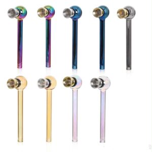 32431-20 Multicolour Clear Glass Pipe (24x)