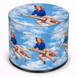 32431-37 Flying Girl Design 40mm 3 Parts