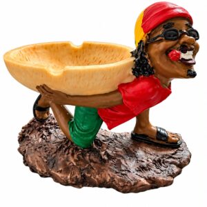 32431-106 Golden Groove Resin Ashtray