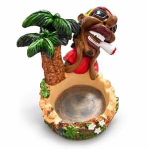 32431-117 Lucky Leaf Resin Ashtray