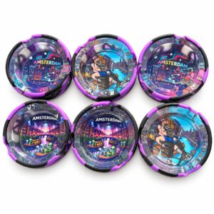 32431-136 Dark Night Glass Ashtray (6x)
