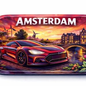 32431-70 Red Car Design Rolling Tray (S)